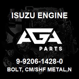 9-9206-1428-0 Isuzu Diesel BOLT, CM/SHF METAL,NO 7 | AGA Parts