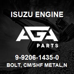 9-9206-1435-0 Isuzu Diesel BOLT, CM/SHF METAL,NO 7 | AGA Parts