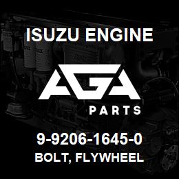 9-9206-1645-0 Isuzu Diesel BOLT, FLYWHEEL | AGA Parts