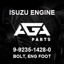 9-9235-1428-0 Isuzu Diesel BOLT, ENG FOOT | AGA Parts