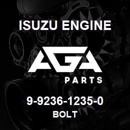 9-9236-1235-0 Isuzu Diesel BOLT | AGA Parts