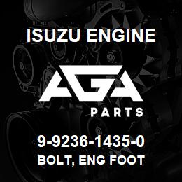 9-9236-1435-0 Isuzu Diesel BOLT, ENG FOOT | AGA Parts