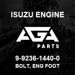 9-9236-1440-0 Isuzu Diesel BOLT, ENG FOOT | AGA Parts