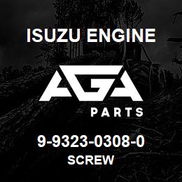 9-9323-0308-0 Isuzu Diesel SCREW | AGA Parts
