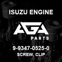 9-9347-0525-0 Isuzu Diesel SCREW, CLIP | AGA Parts