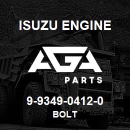 9-9349-0412-0 Isuzu Diesel BOLT | AGA Parts
