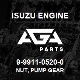 9-9911-0520-0 Isuzu Diesel NUT, PUMP GEAR | AGA Parts