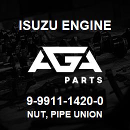 9-9911-1420-0 Isuzu Diesel NUT, PIPE UNION | AGA Parts