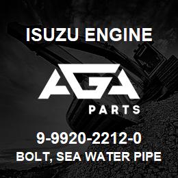 9-9920-2212-0 Isuzu Diesel BOLT, SEA WATER PIPE | AGA Parts