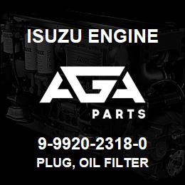 9-9920-2318-0 Isuzu Diesel PLUG, OIL FILTER | AGA Parts