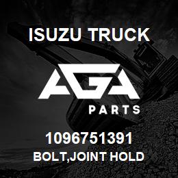 1096751391 Isuzu Truck BOLT,JOINT HOLD | AGA Parts
