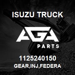 1125240150 Isuzu Truck GEAR,INJ,FEDERA | AGA Parts
