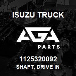 1125320092 Isuzu Truck SHAFT, DRIVE IN | AGA Parts