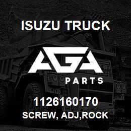 1126160170 Isuzu Truck SCREW, ADJ,ROCK | AGA Parts
