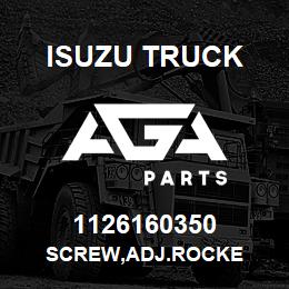 1126160350 Isuzu Truck SCREW,ADJ.ROCKE | AGA Parts