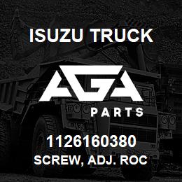 1126160380 Isuzu Truck SCREW, ADJ. ROC | AGA Parts