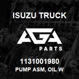 1131001980 Isuzu Truck PUMP ASM, OIL W | AGA Parts