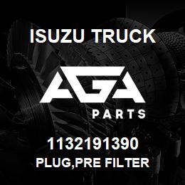 1132191390 Isuzu Truck PLUG,PRE FILTER | AGA Parts