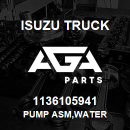 1136105941 Isuzu Truck PUMP ASM,WATER | AGA Parts