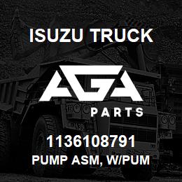 1136108791 Isuzu Truck PUMP ASM, W/PUM | AGA Parts