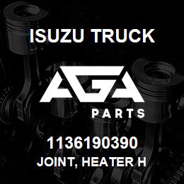 1136190390 Isuzu Truck JOINT, HEATER H | AGA Parts