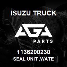 1136200230 Isuzu Truck SEAL UNIT ,WATE | AGA Parts