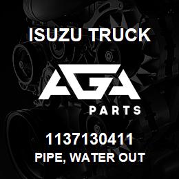 1137130411 Isuzu Truck PIPE, WATER OUT | AGA Parts
