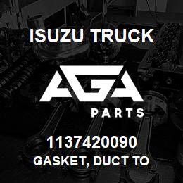 1137420090 Isuzu Truck GASKET, DUCT TO | AGA Parts