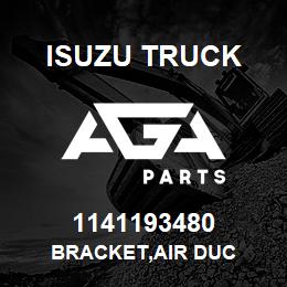 1141193480 Isuzu Truck BRACKET,AIR DUC | AGA Parts