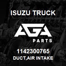 1142300765 Isuzu Truck DUCT,AIR INTAKE | AGA Parts