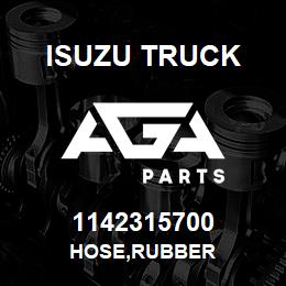 1142315700 Isuzu Truck HOSE,RUBBER | AGA Parts