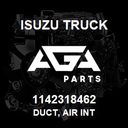 1142318462 Isuzu Truck DUCT, AIR INT | AGA Parts