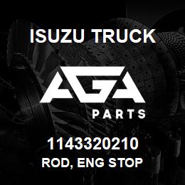 1143320210 Isuzu Truck ROD, ENG STOP | AGA Parts