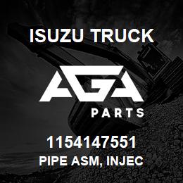 1154147551 Isuzu Truck PIPE ASM, INJEC | AGA Parts