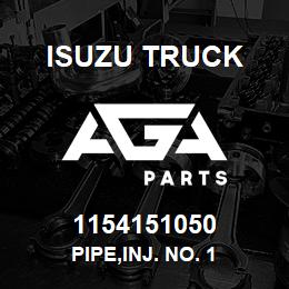 1154151050 Isuzu Truck PIPE,INJ. NO. 1 | AGA Parts