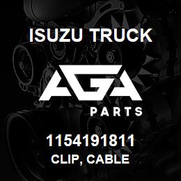 1154191811 Isuzu Truck CLIP, CABLE | AGA Parts