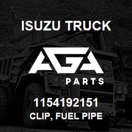 1154192151 Isuzu Truck CLIP, FUEL PIPE | AGA Parts