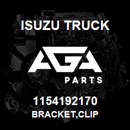 1154192170 Isuzu Truck BRACKET,CLIP | AGA Parts