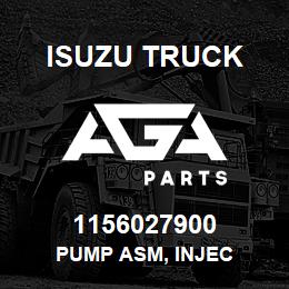 1156027900 Isuzu Truck PUMP ASM, INJEC | AGA Parts