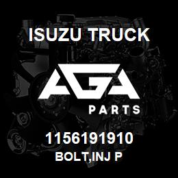 1156191910 Isuzu Truck BOLT,INJ P | AGA Parts