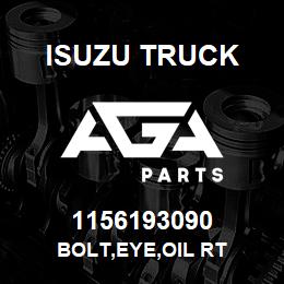 1156193090 Isuzu Truck BOLT,EYE,OIL RT | AGA Parts