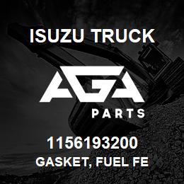 1156193200 Isuzu Truck GASKET, FUEL FE | AGA Parts