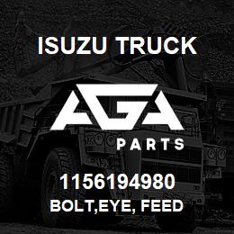 1156194980 Isuzu Truck BOLT,EYE, FEED | AGA Parts