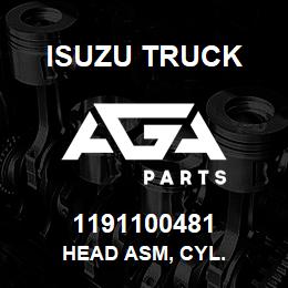 1191100481 Isuzu Truck HEAD ASM, CYL. | AGA Parts
