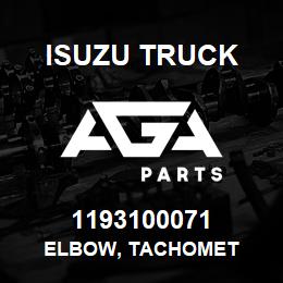 1193100071 Isuzu Truck ELBOW, TACHOMET | AGA Parts
