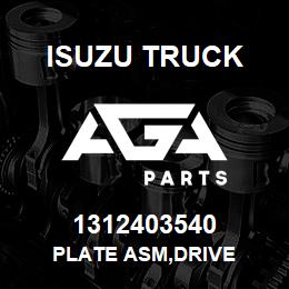 1312403540 Isuzu Truck PLATE ASM,DRIVE | AGA Parts