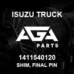 1411540120 Isuzu Truck SHIM, FINAL PIN | AGA Parts