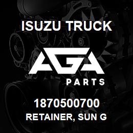 1870500700 Isuzu Truck RETAINER, SUN G | AGA Parts