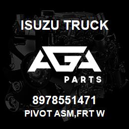 8978551471 Isuzu Truck PIVOT ASM,FRT W | AGA Parts