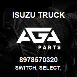 8978570320 Isuzu Truck SWITCH, SELECT, | AGA Parts